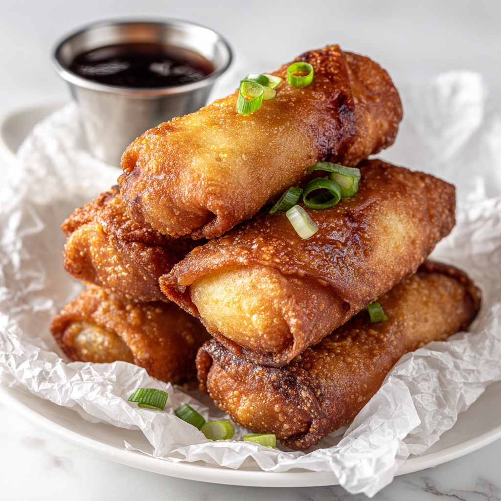Irish Corned Beef Egg Rolls with Thousand Island Dipping Sauce Recipe - Recipe Image