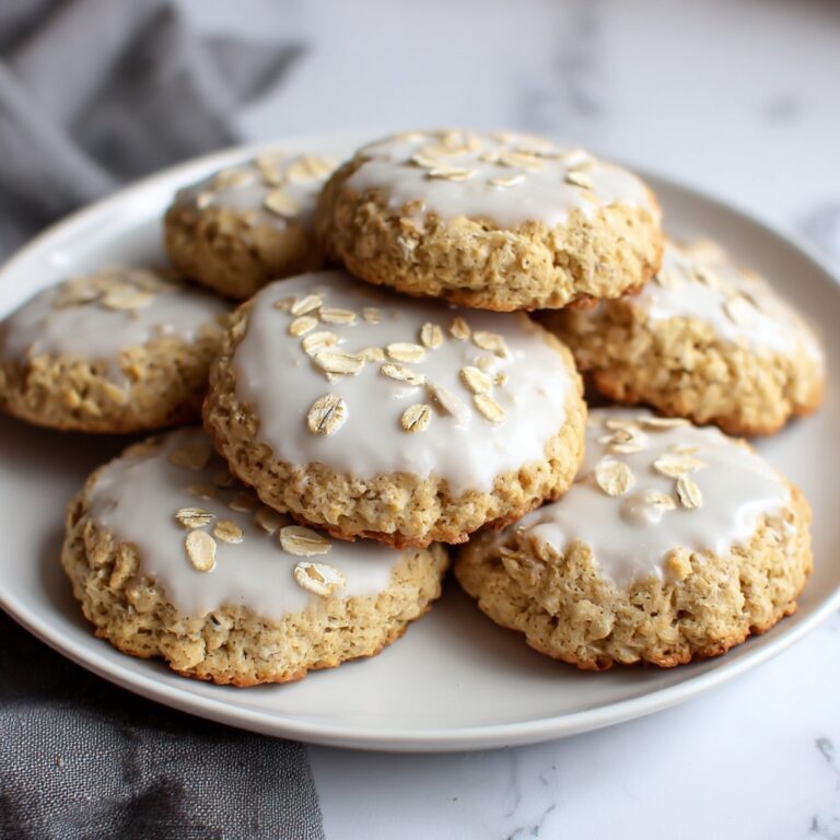 Brown Butter Iced Oatmeal Cookies Recipe