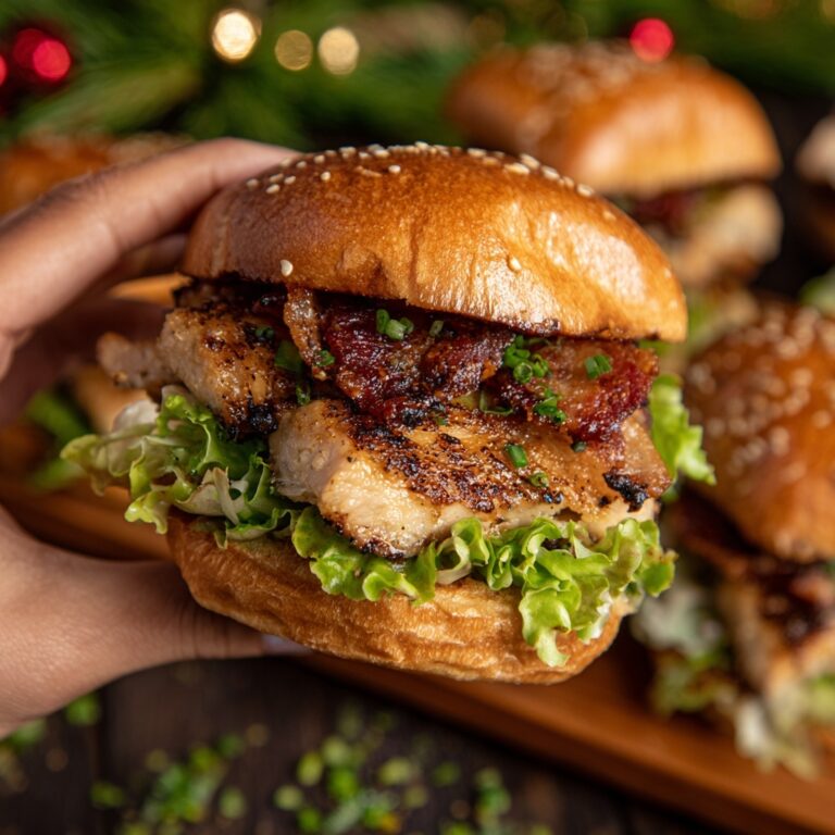 BLT Chicken Sliders with Honey Mustard Bliss Recipe