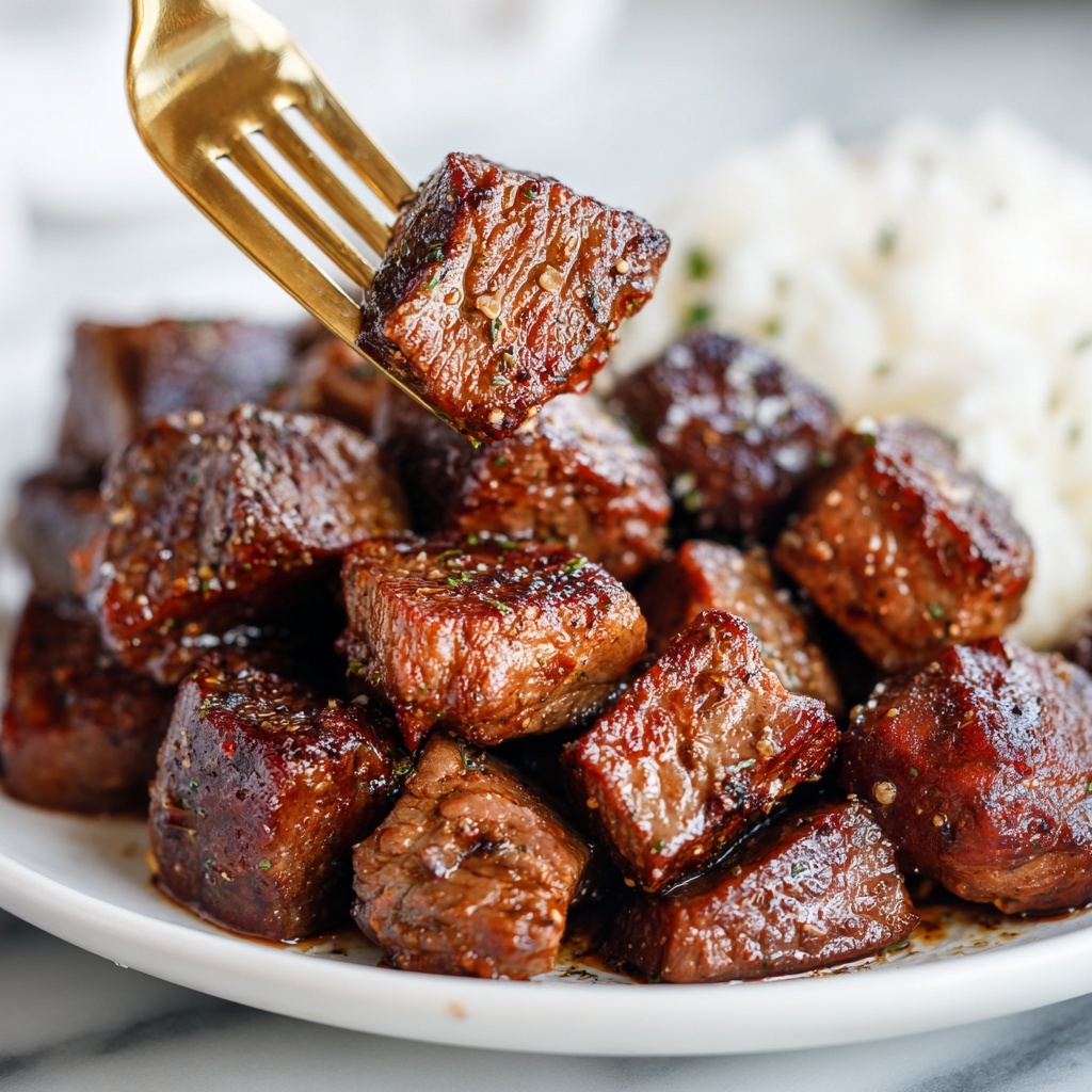 Air Fryer Steak Bites Recipe - Recipe Image