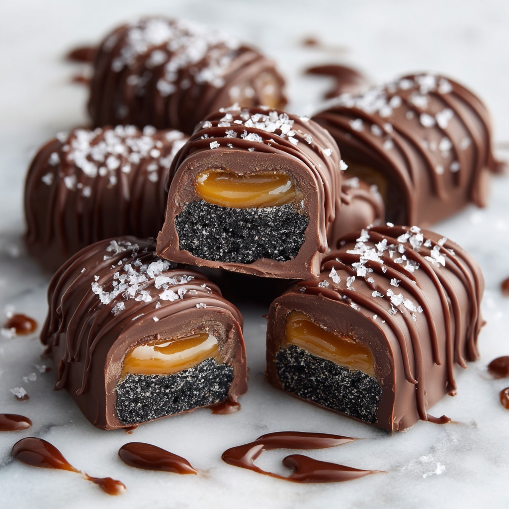 Chocolate-Covered Stuffed Dates with Peanut Butter and Sea Salt Recipe - Recipe Image