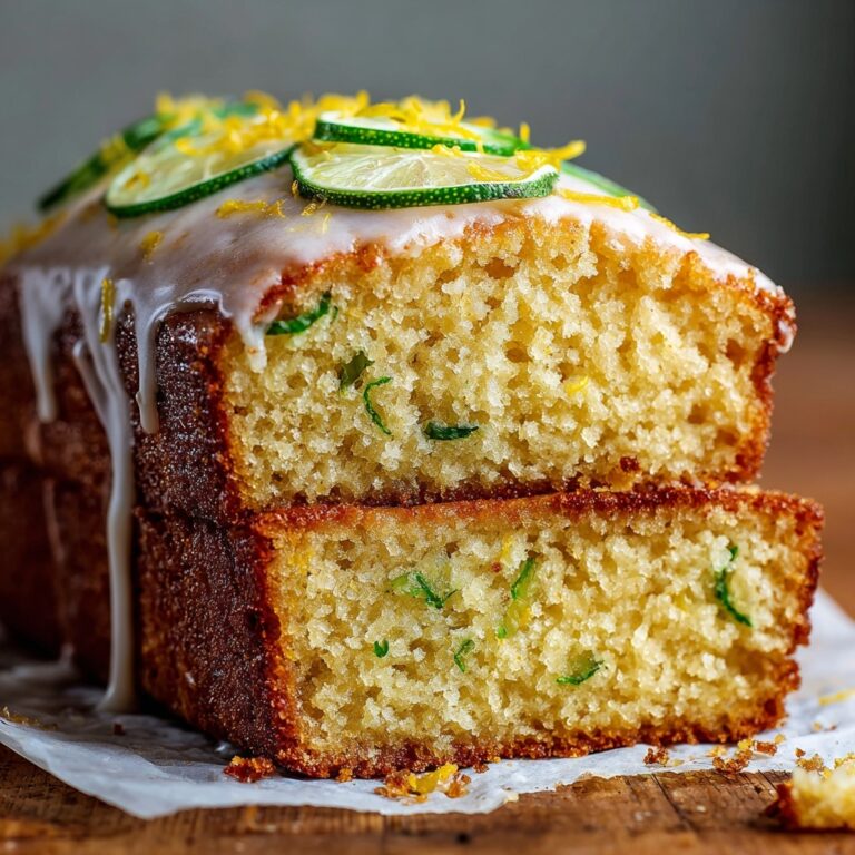 Vegan Lemon Lime Zucchini Bread with Citrusy Glaze Recipe