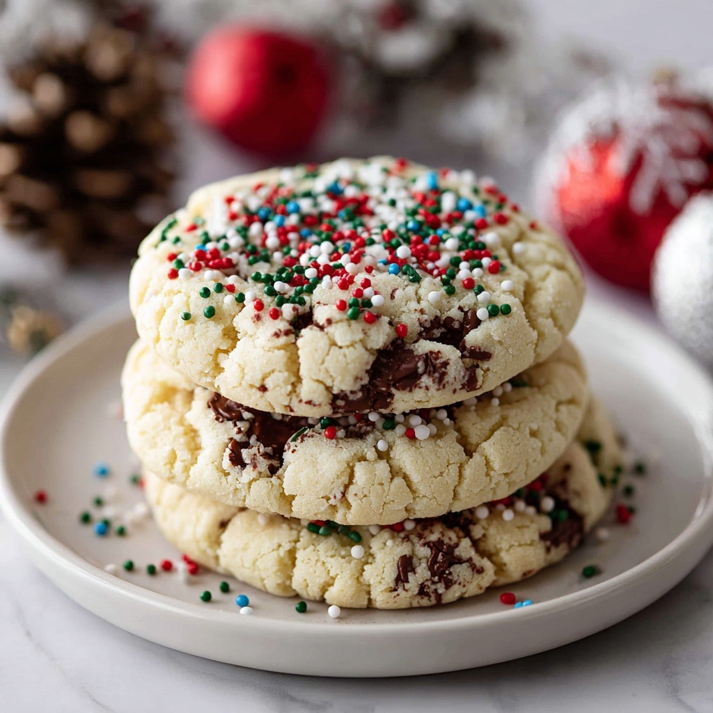Christmas Chocolate Chip Cookies Recipe - Recipe Image