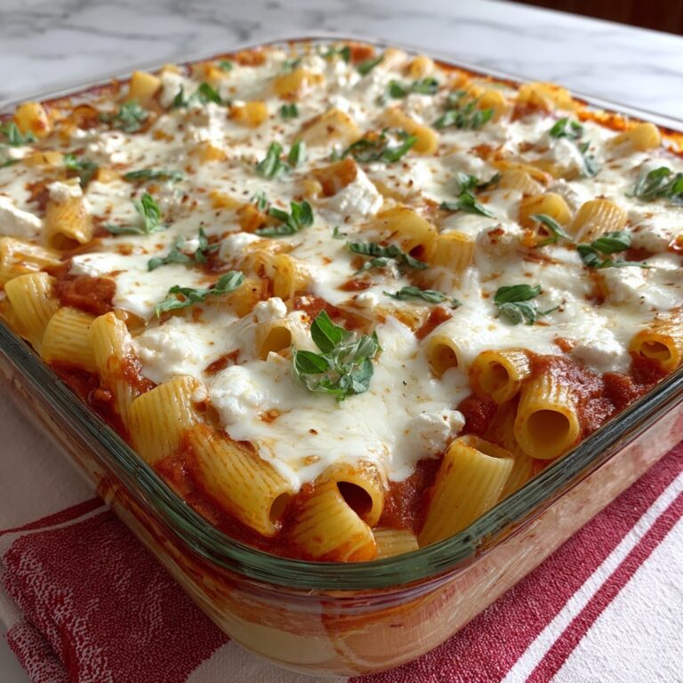 Delicious Meatless Baked Ziti Recipe