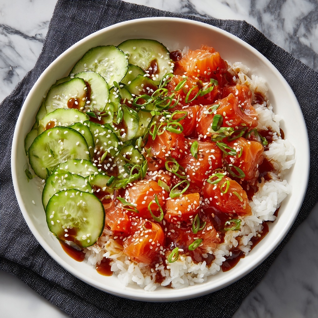 Crispy Salmon and Rice Bowl: Quick, Customizable Delight Recipe - Recipe Image