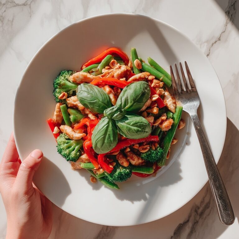 Thai Chicken Stir-Fry with Basil and Vegetables Recipe