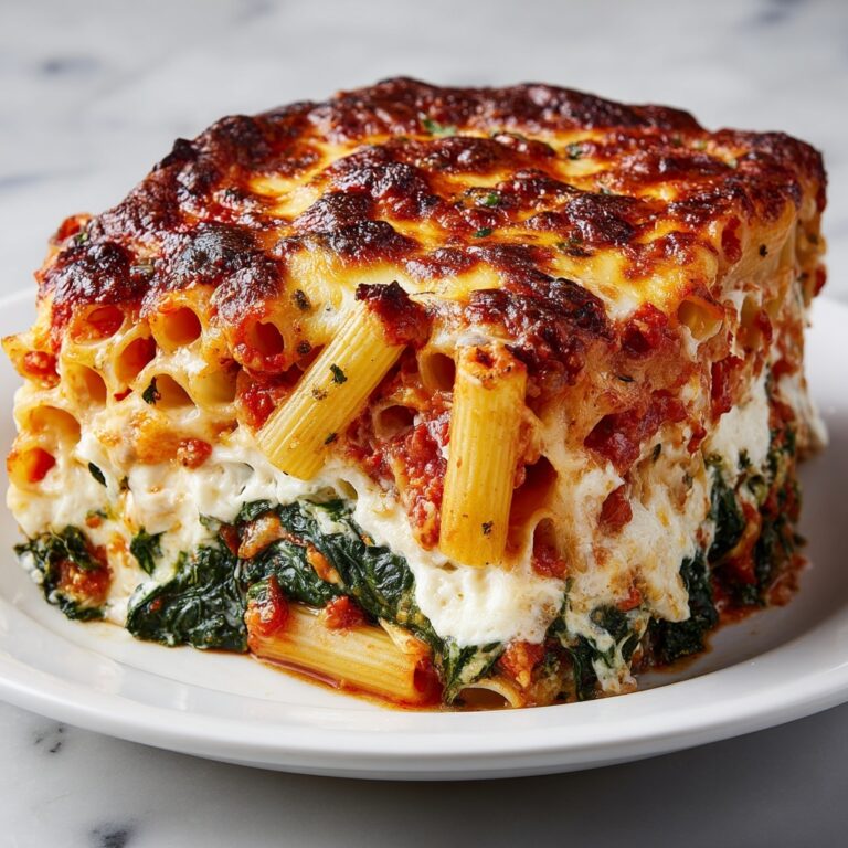 Baked Ziti with Spinach: 7 Cheesy Comfort Delights Recipe