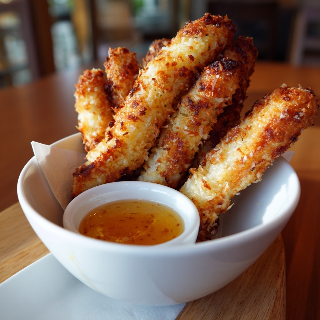 Crispy Air Fryer Apple Fries Recipe - Recipe Image