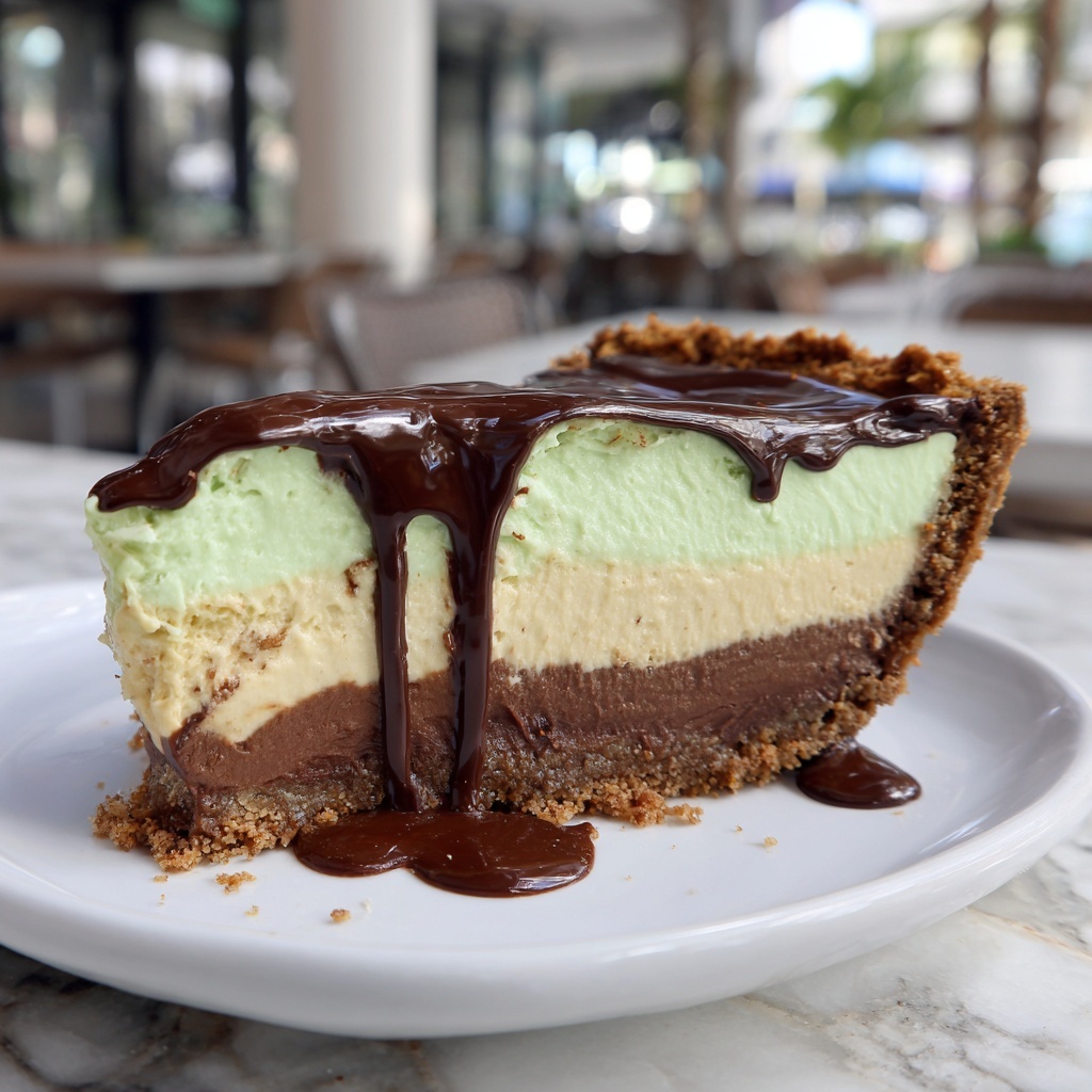 Creme de Menthe Grasshopper Pie Recipe - Recipe Image