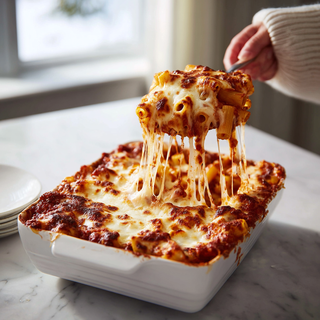 Delicious Meatless Baked Ziti: 7 Comforting Reasons to Indulge Recipe - Recipe Image