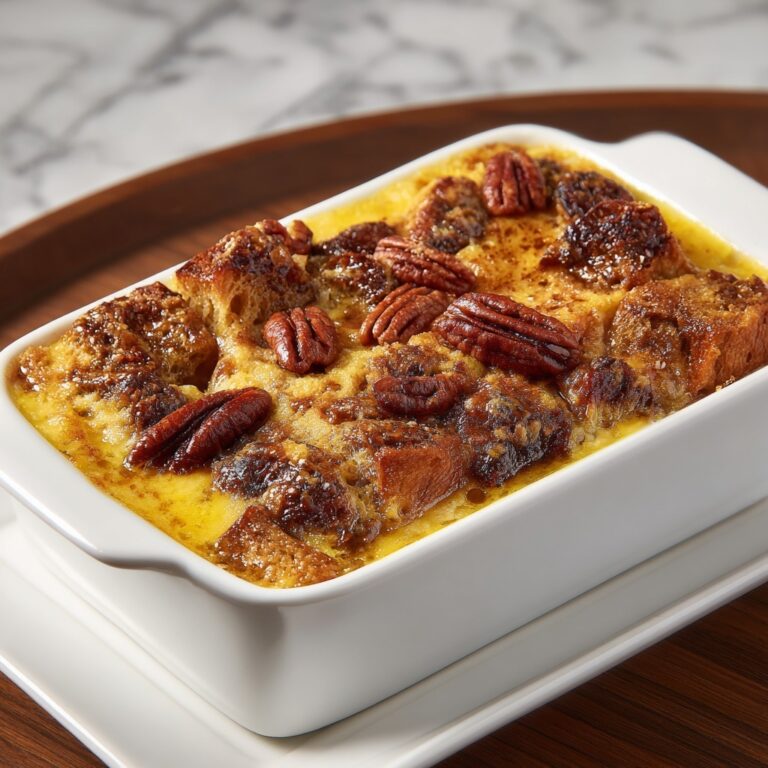 Sweet Potato Pecan Bread Pudding Recipe
