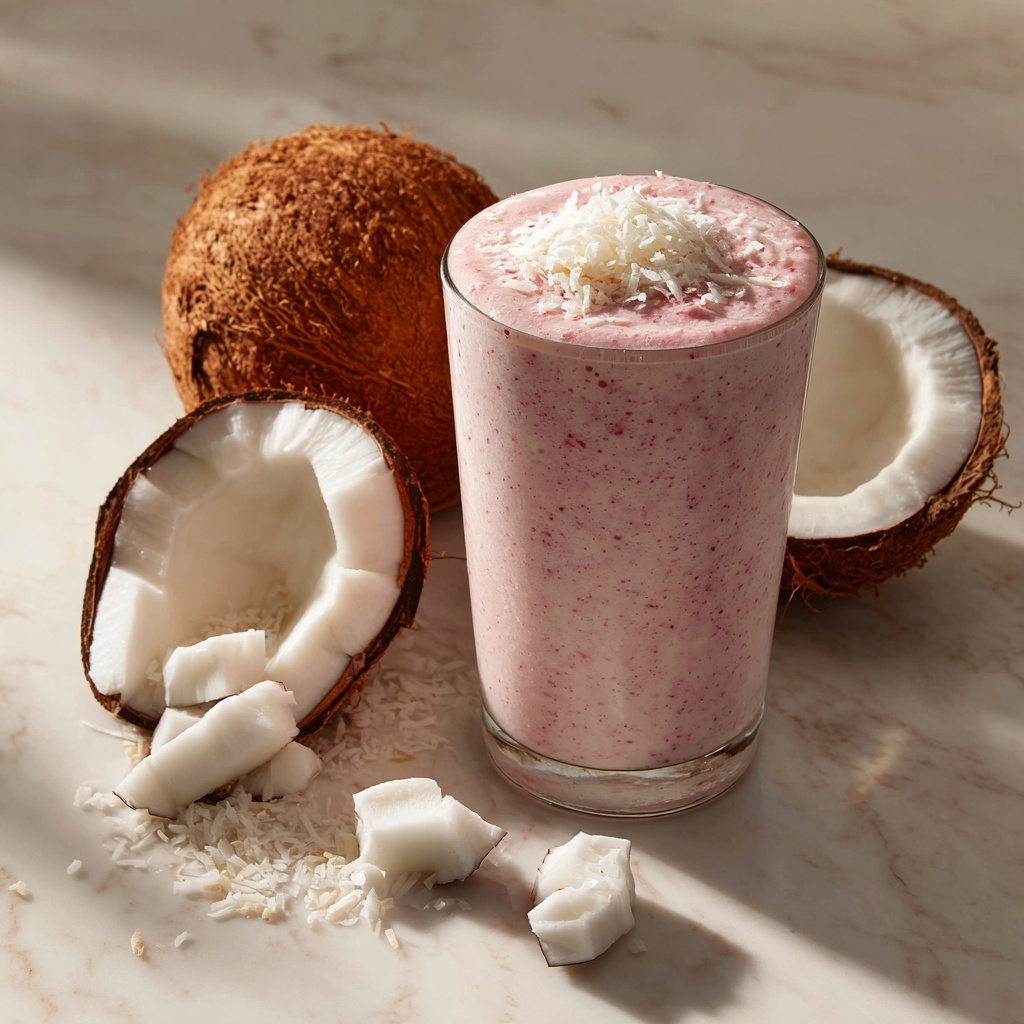 Delicious Coconut Milk Smoothie for a Refreshing Boost Recipe - Recipe Image