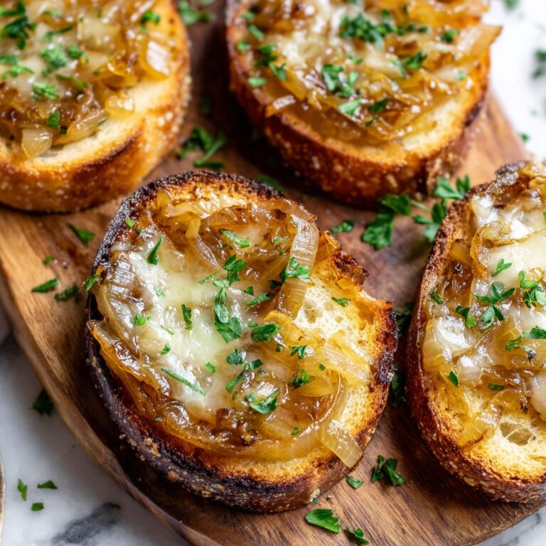 French Onion Bruschetta Recipe