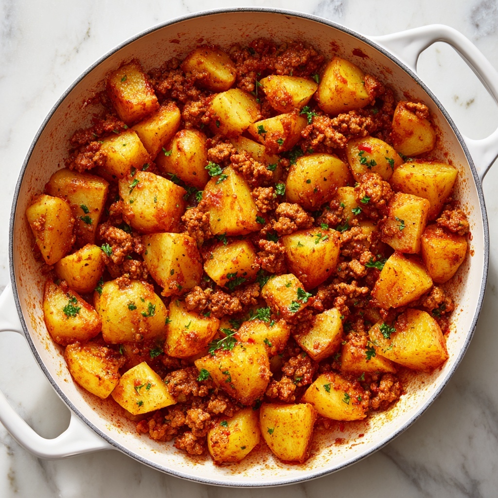 Easy Ground Turkey with Potatoes Recipe - Recipe Image