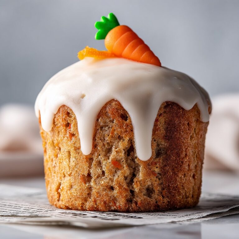 Carrot Orange Muffins with Cream Cheese Glaze Recipe