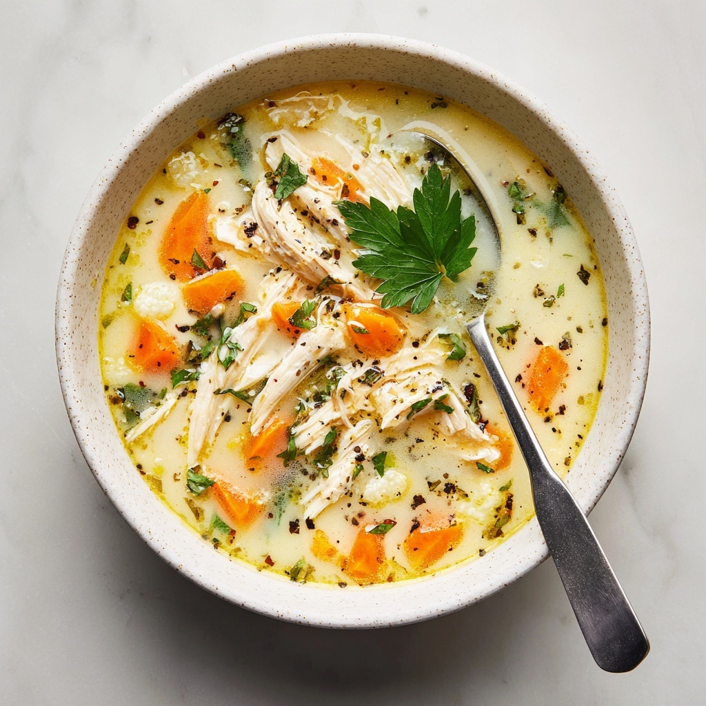 Anti-Inflammatory Cauliflower Chicken Soup Recipe - Recipe Image
