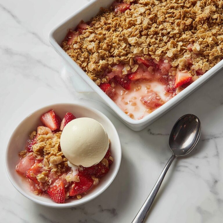 Rhubarb Crisp with Almond Flour and Walnuts Recipe
