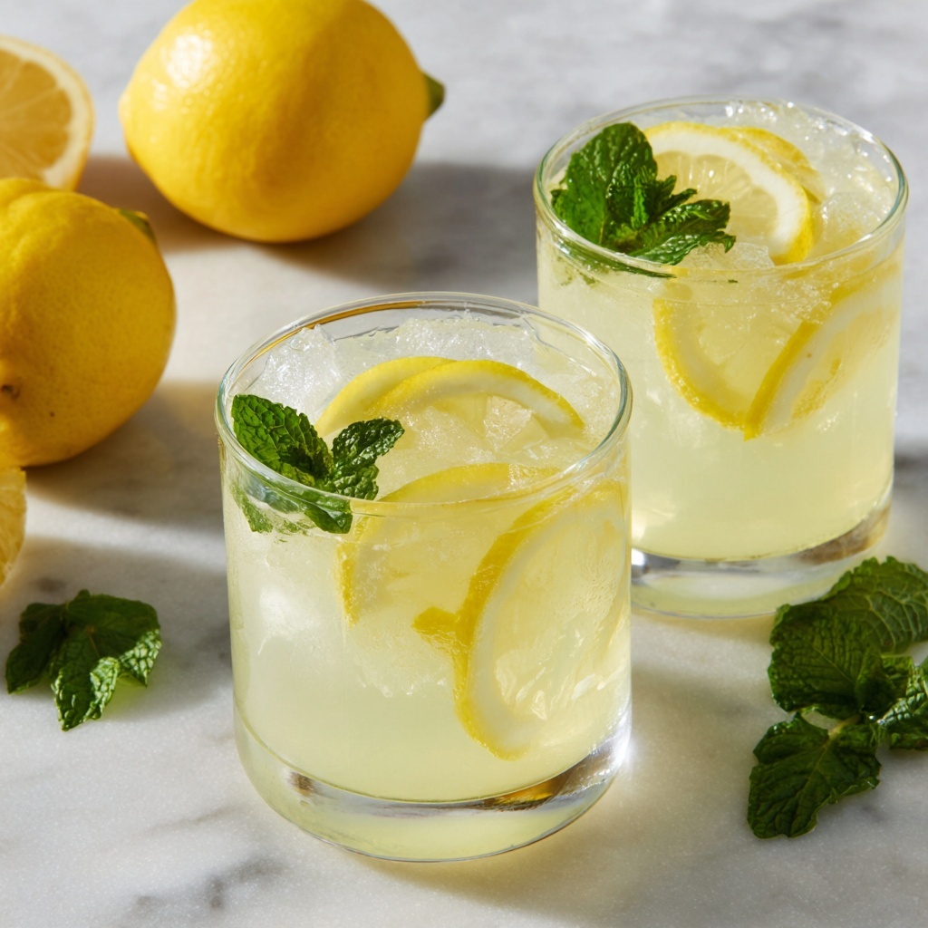 Refreshing Mint Lemonade Recipe - Recipe Image