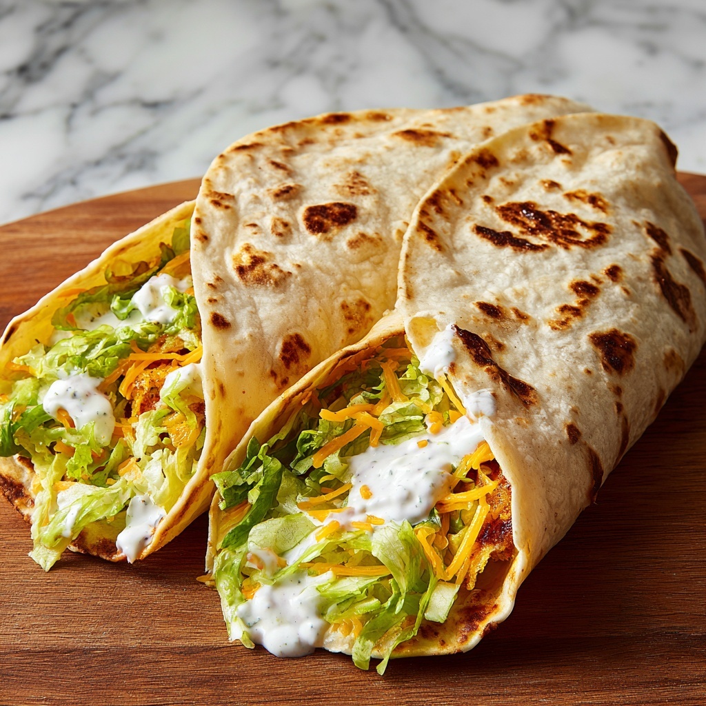 Crispy Chicken Ranch Snack Wrap Recipe - Recipe Image