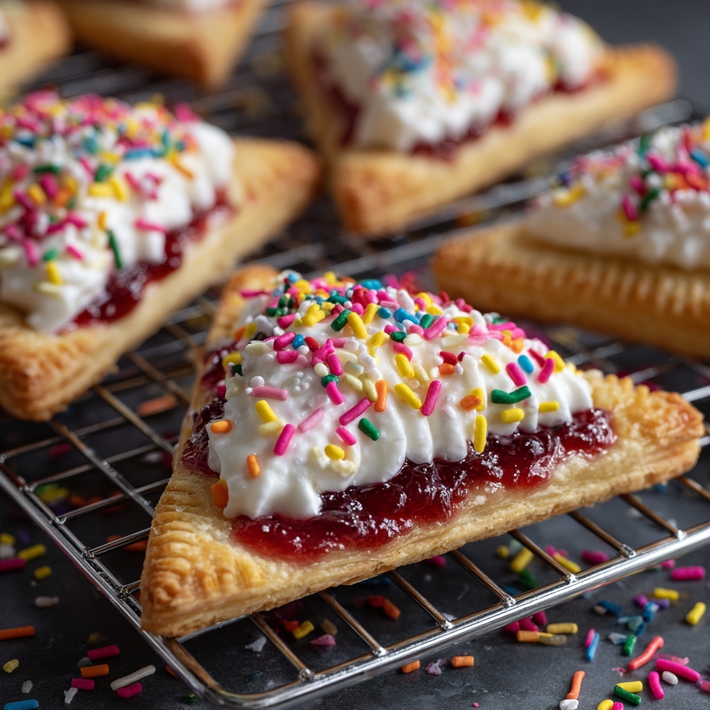 Giant Frosted Strawberry Pop Tart Recipe - Recipe Image