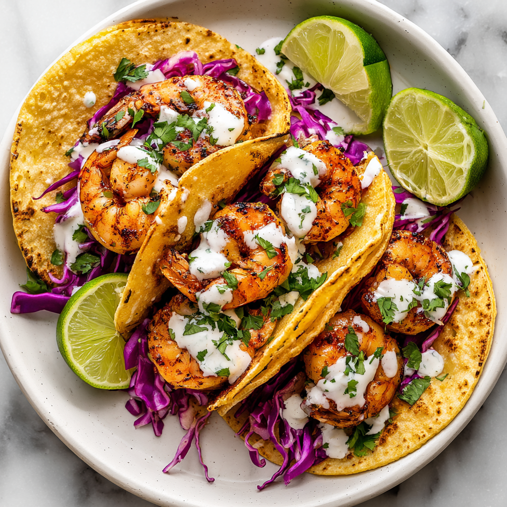 Baja Shrimp Tacos Recipe - Recipe Image