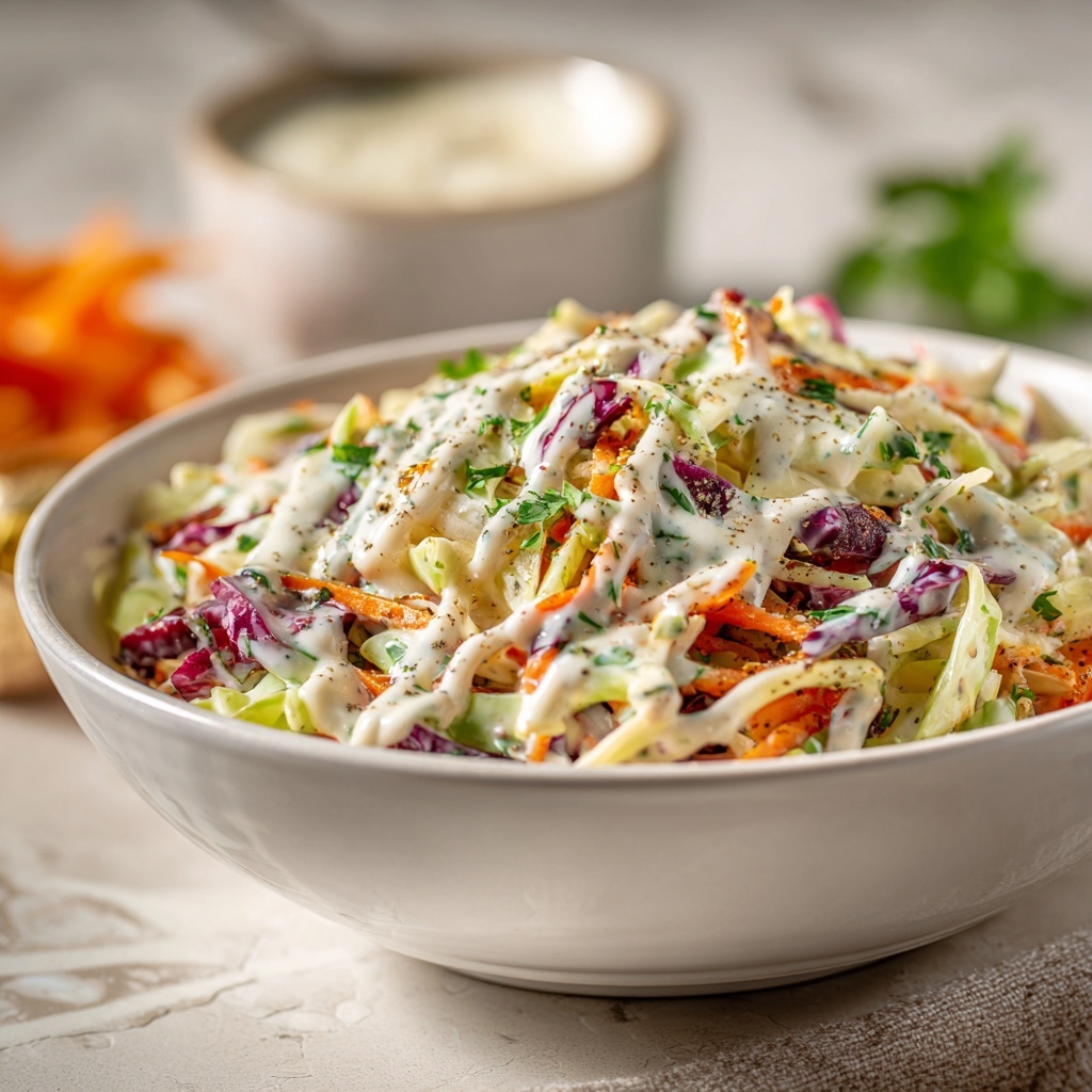 The Best Old-Fashioned Creamy Coleslaw Recipe - Recipe Image