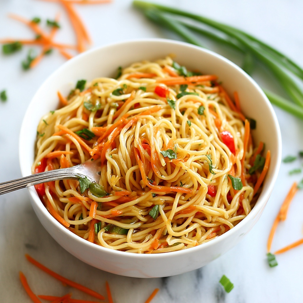 Asian Pasta Salad Recipe - Recipe Image