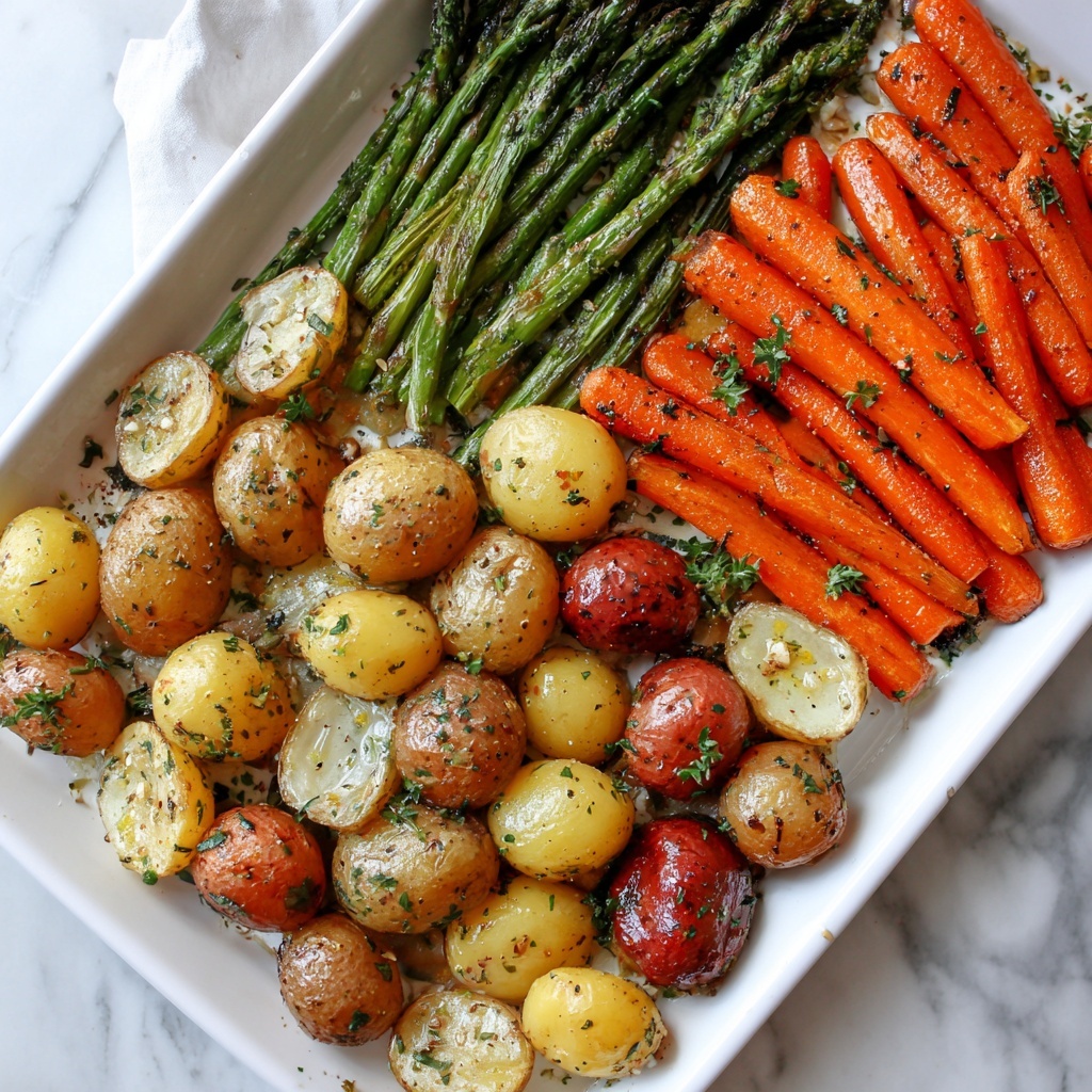 Garlic Herb Roasted Veggies Recipe - Recipe Image