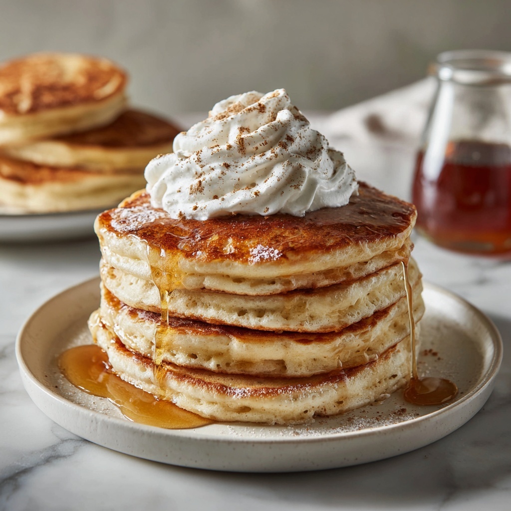 Low-Calorie Protein Pancakes with Cinnamon and Greek Yogurt Recipe - Recipe Image