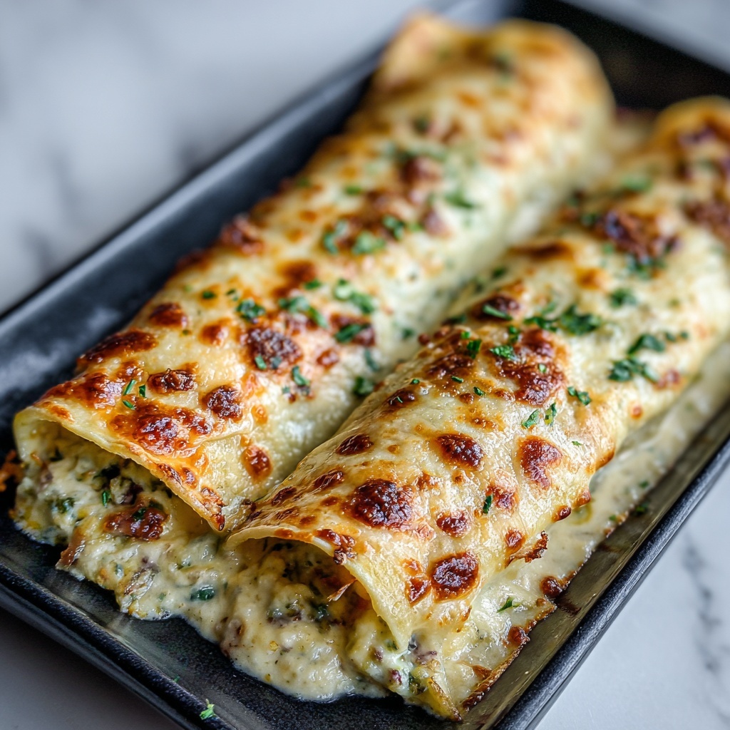 Cheesy Garlic Chicken Wraps: A Deliciously Easy Recipe for Dinner Recipe - Recipe Image