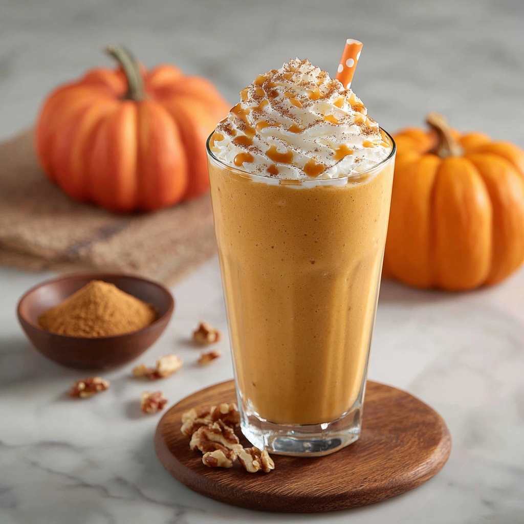 Creamy Pumpkin Pie Smoothie Recipe - Recipe Image