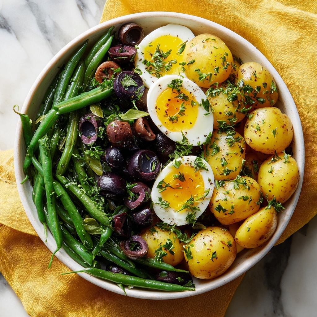 French-Style Potato and Green Bean Salad Recipe - Recipe Image
