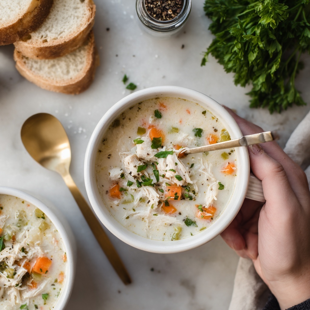 Crockpot Chicken Wild Rice Soup Recipe - Recipe Image