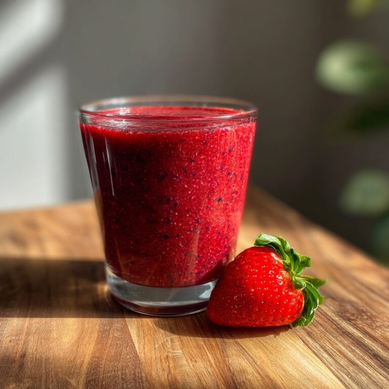 Strawberry Rhubarb Smoothie Recipe