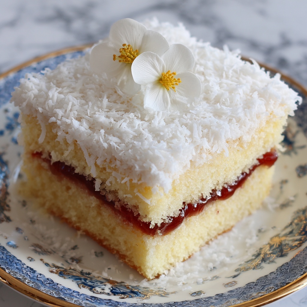 Snow Cake Recipe - Recipe Image