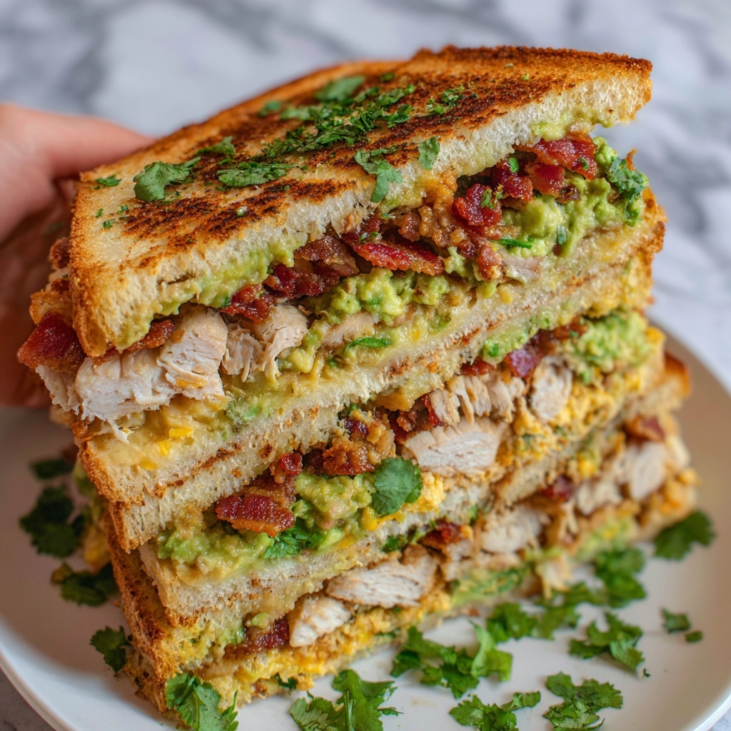 Chicken Avocado Melt Sandwich Recipe - Recipe Image