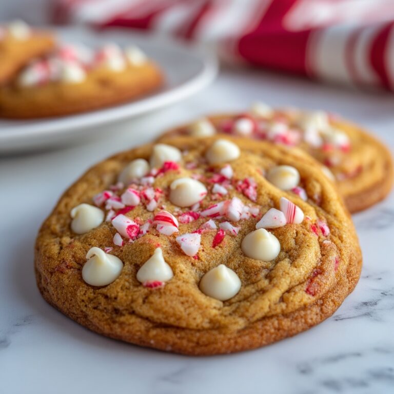 White Chocolate Candy Cane Cookies Recipe