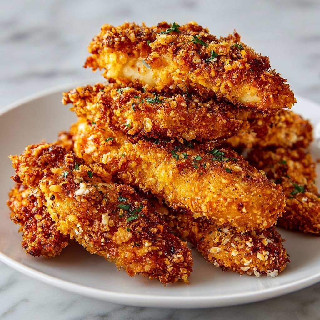 Baked Chicken Tenders with Crispy Panko Coating Recipe - Recipe Image