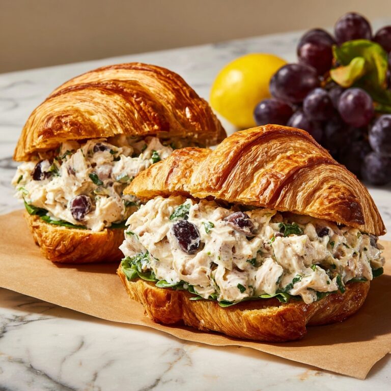 Chicken Salad Croissant Sandwiches Recipe