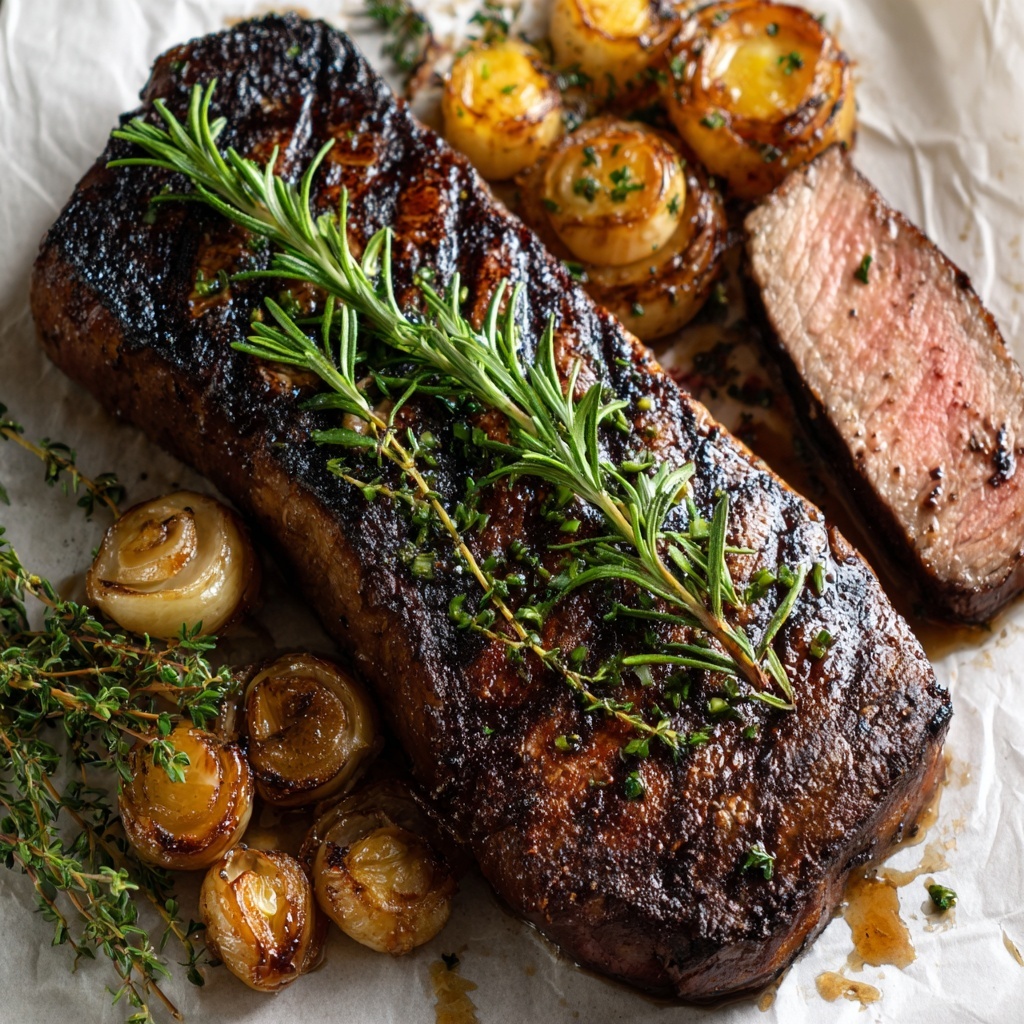 Garlic Butter Steak Recipe - Recipe Image