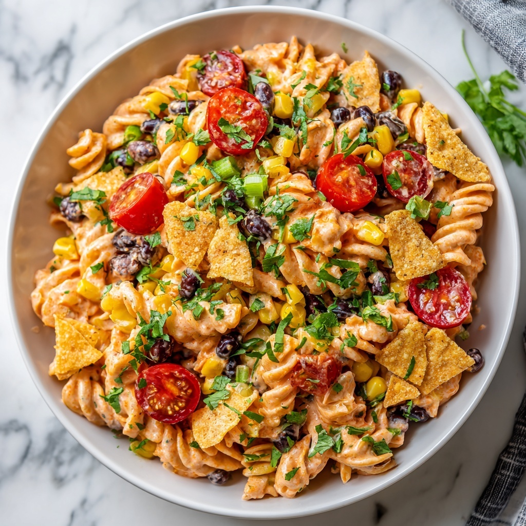 Ranch Taco Pasta Salad: A Delicious & Easy Recipe - Recipe Image