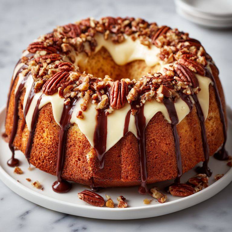 Caramel Pecan Bundt Cake Recipe