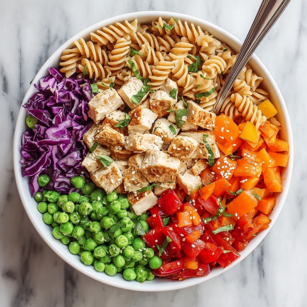 Teriyaki Chicken Pasta Salad Recipe - Recipe Image