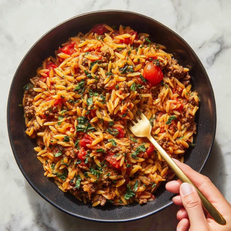 One-Pot Orzo Bolognese Recipe