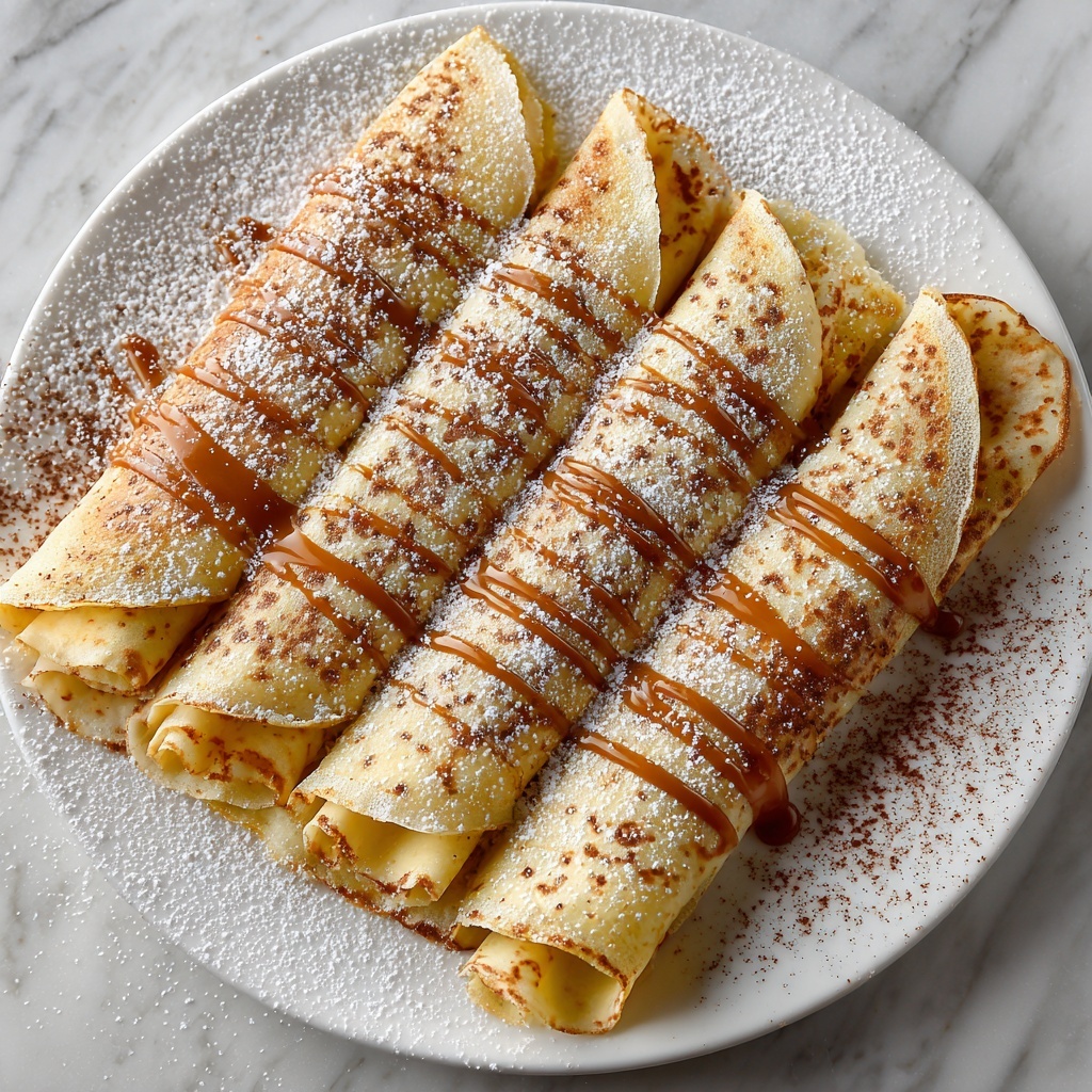 Cinnamon Roll Protein Crepes Recipe - Recipe Image