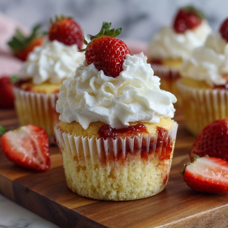 Strawberry Shortcake Cupcakes Recipe