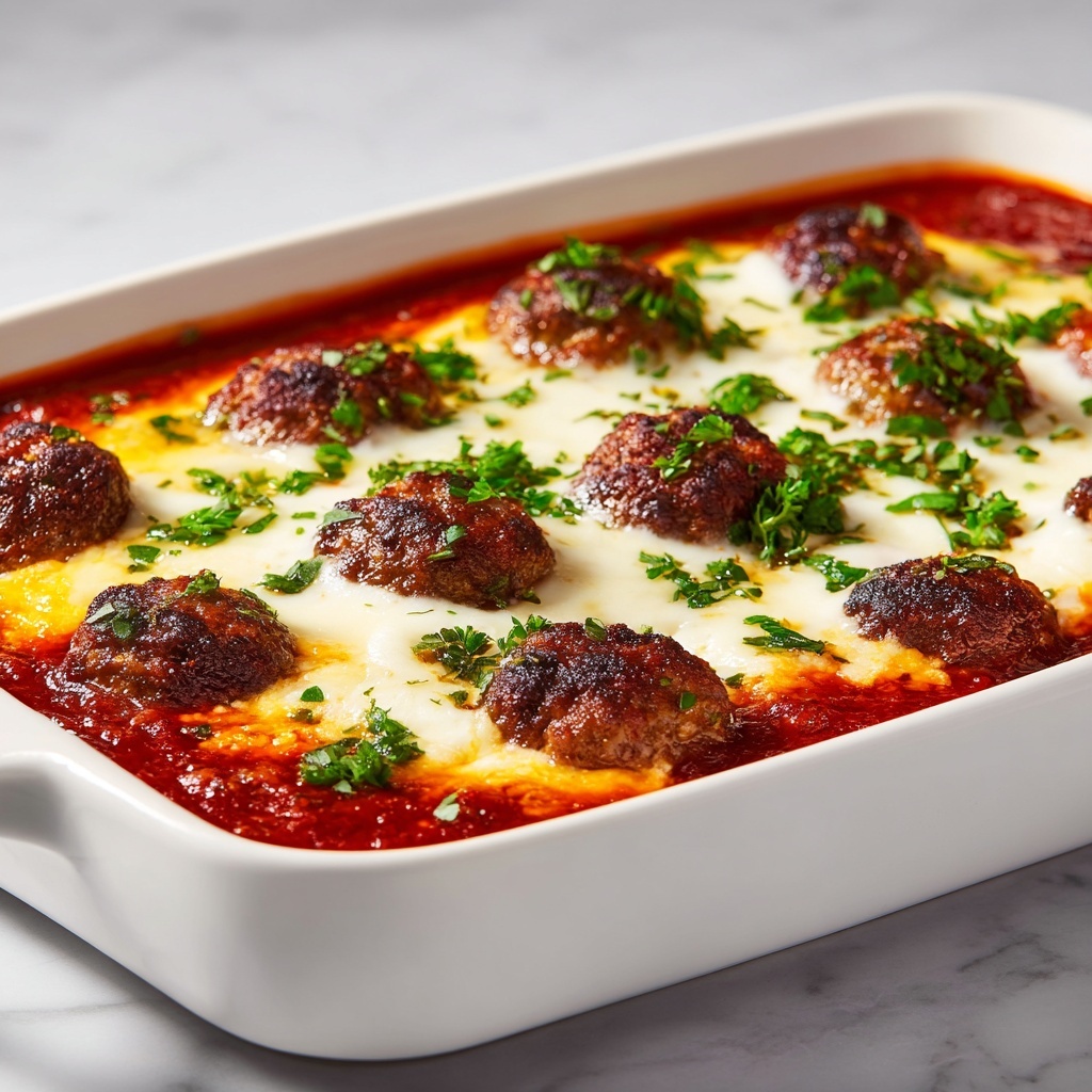 Dump and Bake Meatball Casserole Recipe - Recipe Image