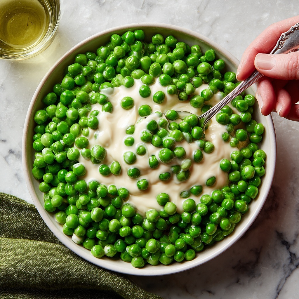 Deliciously Creamy Peas Recipe to Transform Your Dinner! Recipe - Recipe Image