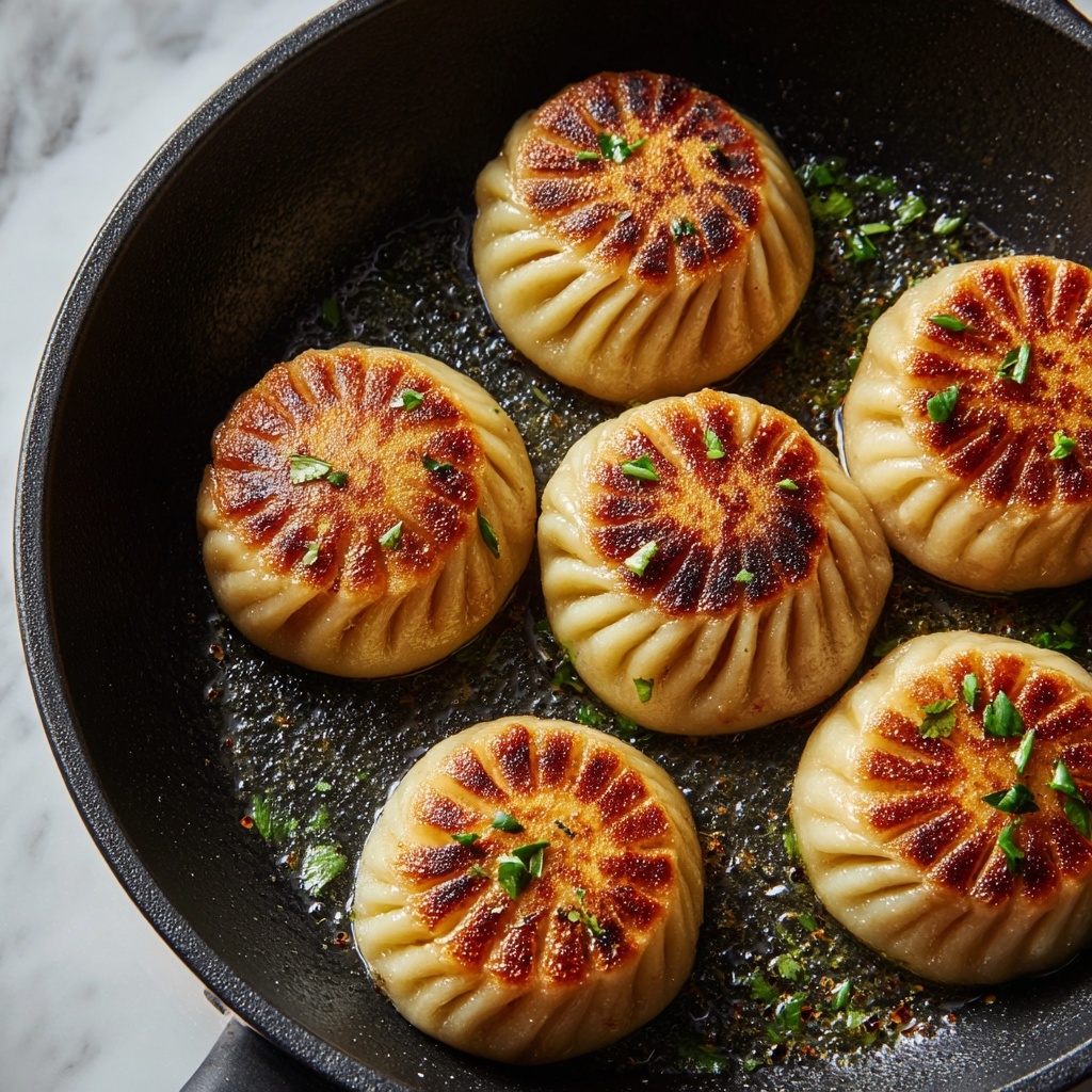 Pan-Fried Cabbage and Noodle Buns Recipe - Recipe Image