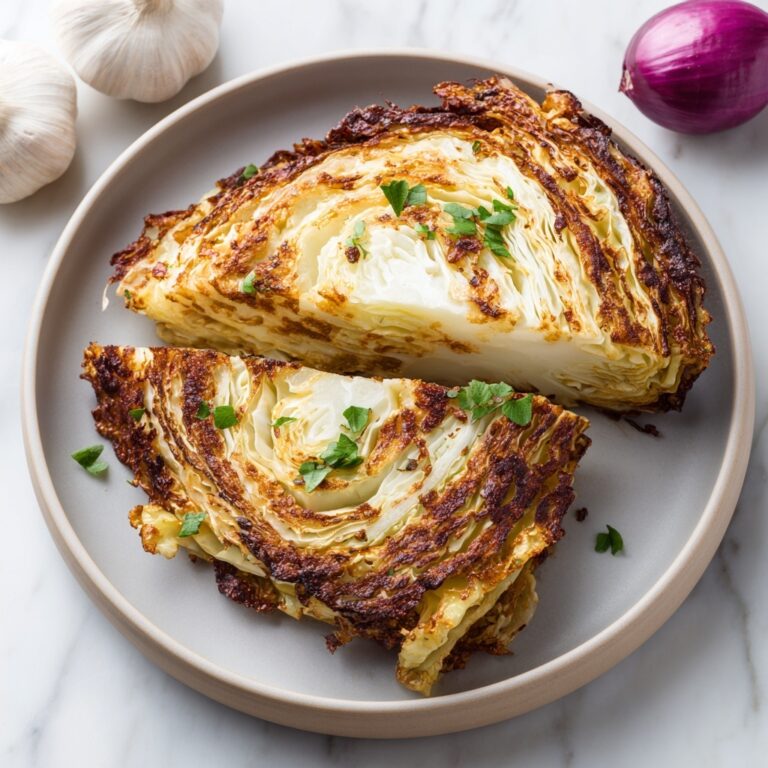 Easy Roasted Cabbage Steaks Recipe